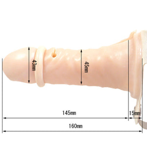 Japan Hollow Medical Grade Silicone Strap On - With Easy Slip On