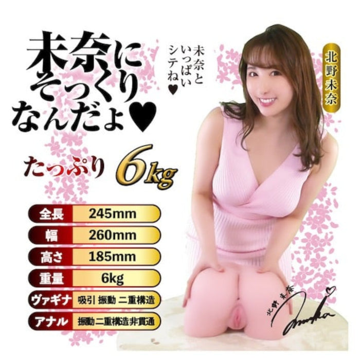 Japan NPG Mina Kitano Namagoshi Meiki Vibrating and Sucking Buttocks Onahole 6 KG