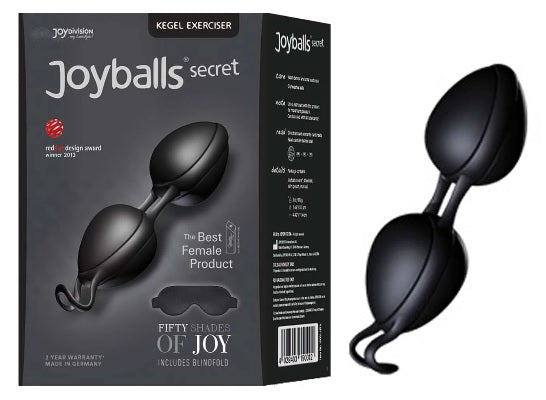 Joy Division Joyballs 50 Shades Of Joy Kegel Exerciser (Include Blindfold)(The Best Female Product - RedDot Design Award Winner)