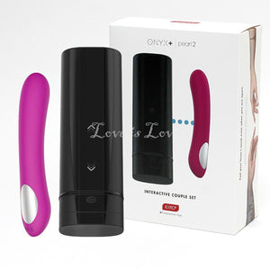 Kiiroo Onyx+ And Pearl2 Couple Set Black or Purple buy in Singapore LoveisLove U4ria