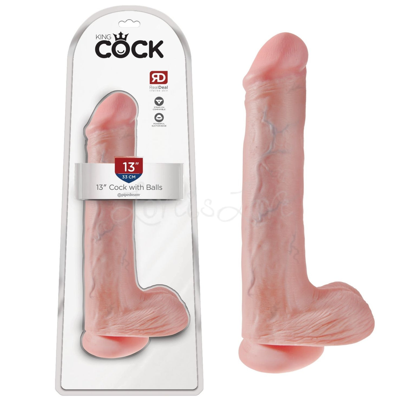 King Cock 13 Inch Cock with Balls Flesh Love is Love King Cock 13 Inch Cock with Balls Flesh Love is Love
