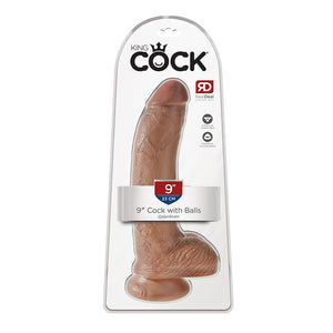 King Cock 9 Inch Cock with Balls (Authorized Dealer)