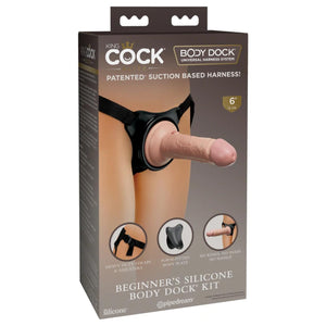 King Cock Elite Beginner's Silicone Body Dock Kit love is love buy sex toys in singapore u4ria loveislove