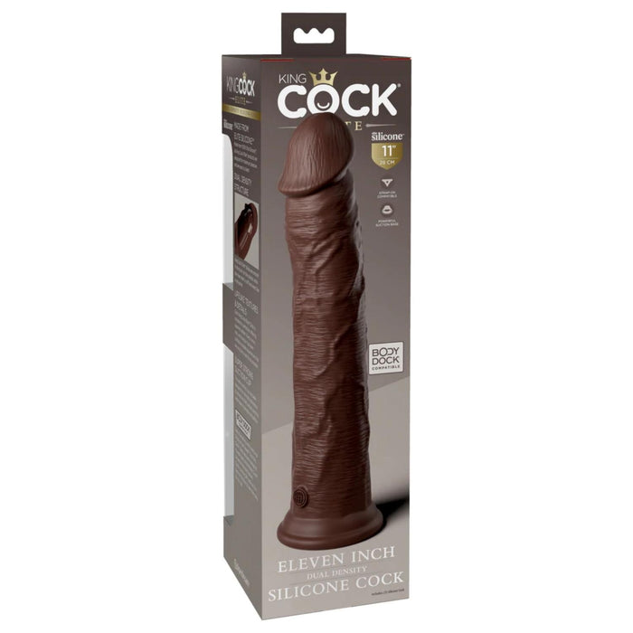 King Cock Elite Silicone Dual-Density 11 Inch Cock