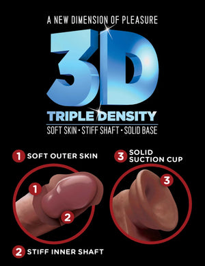 King Cock Plus Triple Density Cock 5 or 6 inch Light or Brown Buy in Singapore LoveisLove U4Ria 