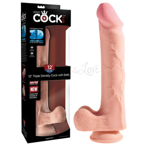 King Cock Plus Triple Density Cock with Balls 12 Inch Buy in Singapore LoveisLove U4Ria 