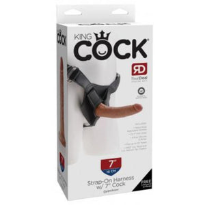 King Cock Strap-on Harness with Cock Flesh or Tan 6 Inch or 7 Inch or 8 Inch  Love Is Love U4ria Buy In Singapore Sex Toys