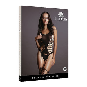 Le Desir Fence Suspender Bodystocking Black buy in Singapore LoveisLove U4ria