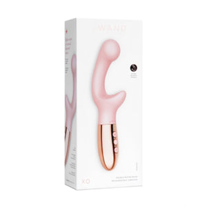 Le Wand XO Double Motor Wave Rechargeable Dual Stimulation Vibrator Rose Gold Buy in Singapore LoveisLove U4ria 