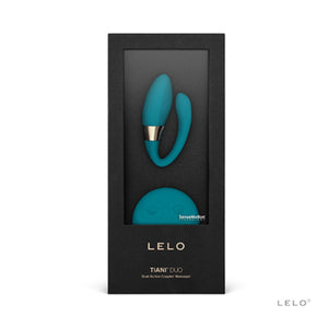 Lelo Tiani Duo Dual-Action Couple's Massager Ocean Blue or Black Buy in Singapore LoveisLove U4Ria