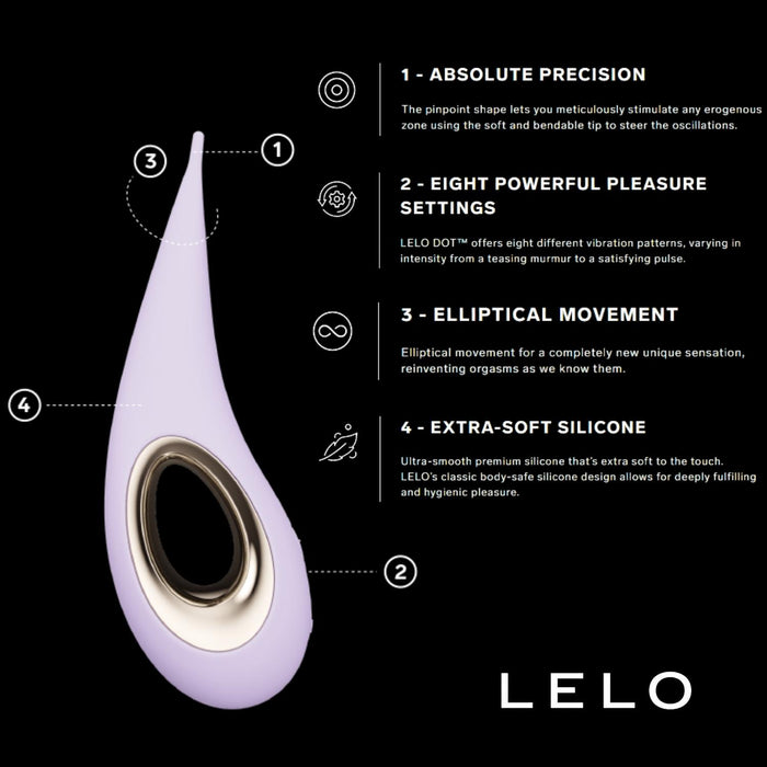 Lelo Dot Rechargeable Clitoral Pinpoint Vibrator