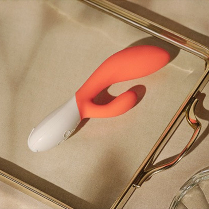 Lelo Ina 3 Rabbit Vibrator Seaweed or Seafoam or Coral Red