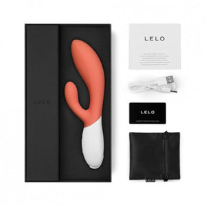 Lelo Ina 3 Rabbit Vibrator Seaweed or Seeform or Coral Red Buy in Singapore LoveisLove U4Ria 