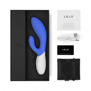 Lelo Ina Wave 2 Rabbit Vibrator Cerise or Plum or Blue Buy in Singapore LoveisLove U4Ria 