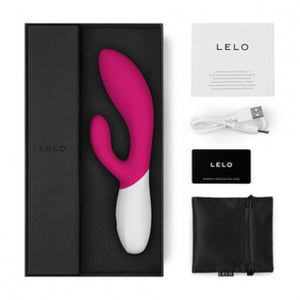 Lelo Ina Wave 2 Rabbit Vibrator Cerise or Plum or Blue Buy in Singapore LoveisLove U4Ria 