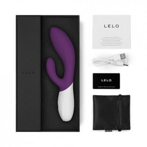 Lelo Ina Wave 2 Rabbit Vibrator Cerise or Plum or Blue Buy in Singapore LoveisLove U4Ria 