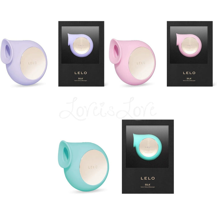 Lelo Sila Cruise Rechargeable Sonic Clitorial Massager Aqua or Liliac or Pink