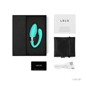 Lelo Tiani Harmony Dual Action App Controlled Couple Vibrator Aqua or Black  love is love buy sex toys in singapore u4ria loveislove