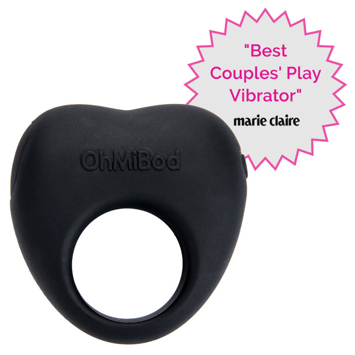 OhMiBod Lovelife Share Silicone Couples Vibrator Black