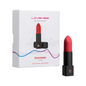 Lovense Exomoon Bluetooth Lipstick Bullet Vibrator Buy in Singapore LoveisLove U4Ria