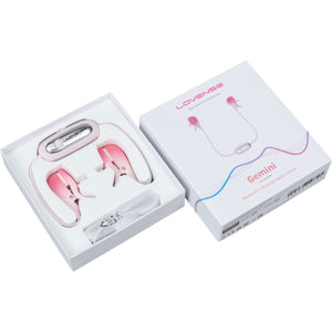 Lovense Gemini App-controlled Adjustable Vibrating Nipple Clamps love is love buy sex toys singapore u4ria