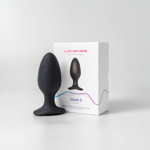 Lovense Hush 2 App-Controlled Wearable Butt Plug (1 or 2.25 inch diameter) [Authorized Dealer] Buy in Singapore LoveisLove U4Ria New