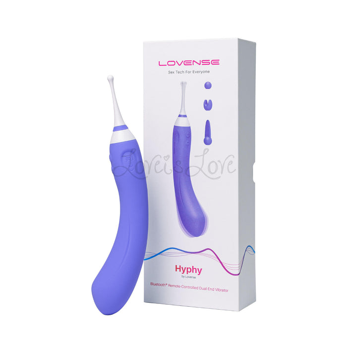 Lovense Hyphy High-Frequency Clit and G-Spot Stimulation Dual End Vibrator