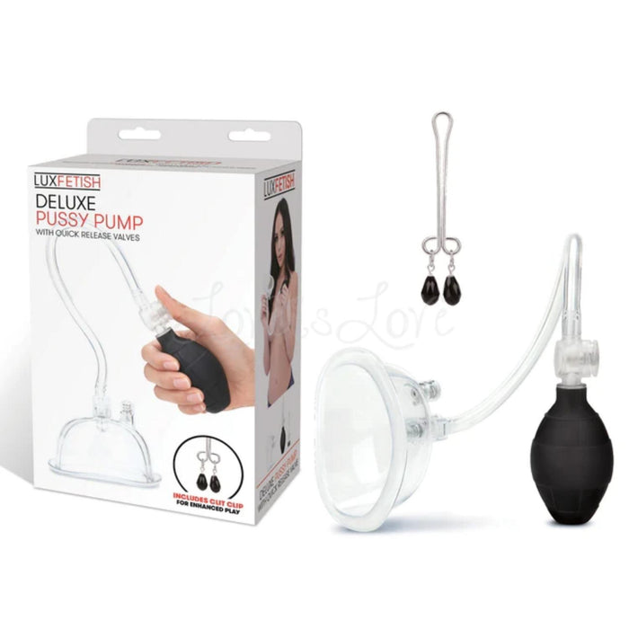 Lux Fetish Deluxe Pussy Pump With Quick-Release Valves