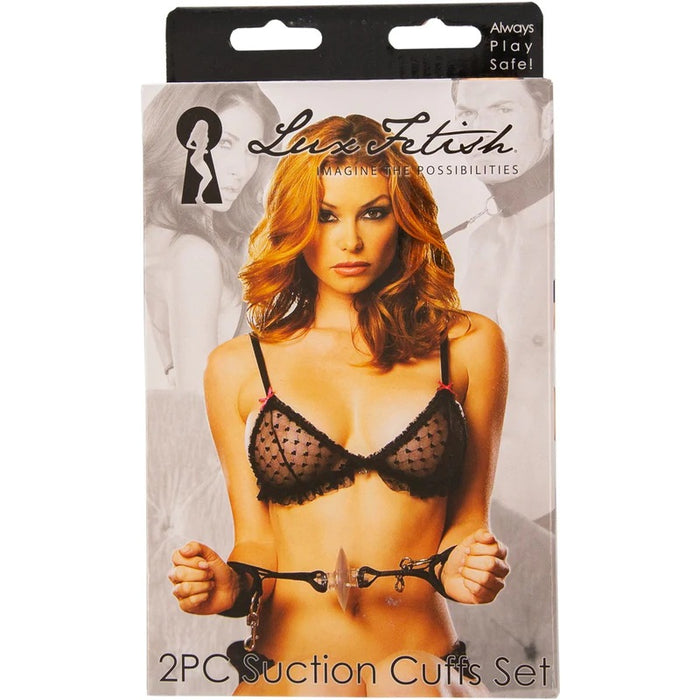 Lux Fetish Sexy 2pc Suction Cuffs Set