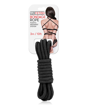 Lux Fetish Bondage Rope 3 meter 10 foot length or 5 meter 16 foot length Black buy in Singaopre LoveisLove U4ria