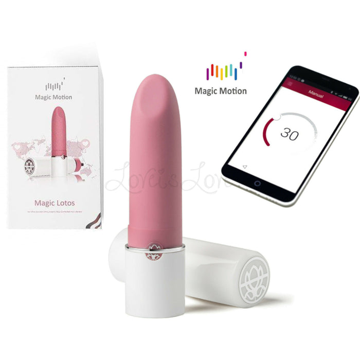 Magic Motion Lotos App Controlled Mini Lipstick Vibrator 