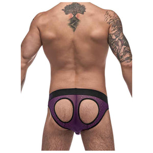 Male Power Airotic Mesh Butt Out Bikini Purple Small buy in Singapore LoveisLove U4ria
