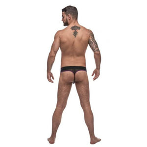 Male Power Airotic Mesh Enhancer Thong Black/Purple S/M or L/XL Buy in Singapore LoveisLove U4Ria 