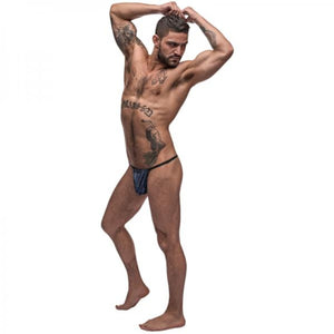 Male Power Blue Streak Micro Thong V Blue LX buy in Singapore LoveisLove U4ria