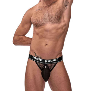 Male Power Cock Pit Fishnet Cock Ring Jock Underwear