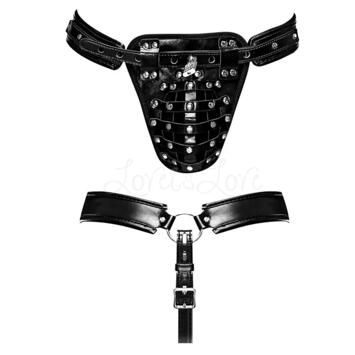 Male Power Faux Leather Taurus Adjustable Buckle Chastity ( Just Sold )