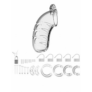 Mancage Chastity Cage Model 04 Transparent 4.5 inches Buy in Singapore LoveisLove U4Ria 