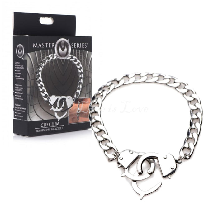 Master Series Cuff Him Handcuff Bracelet