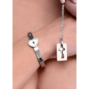 Master Series Cuffed Locking Bracelet and Key Necklace buy in Singapore LoveisLove U4ria