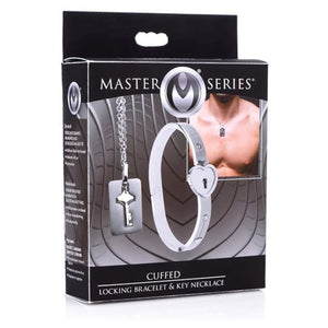 Master Series Cuffed Locking Bracelet and Key Necklace buy in Singapore LoveisLove U4ria