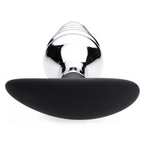 Master Series Dark Hive Metal and Silicone Ribbed Anal Plug buy in Singapore LoveisLove U4ria