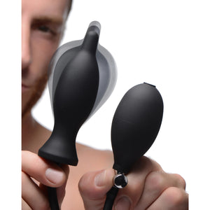 Master Series Dark Inflator Inflatable Anal Plug buy in Singapore LoveisLove U4ria