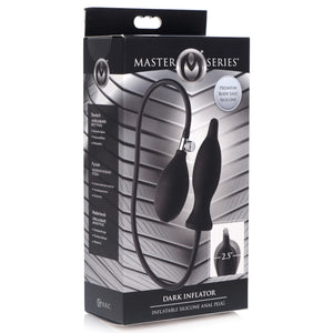 Master Series Dark Inflator Inflatable Anal Plug buy in Singapore LoveisLove U4ria