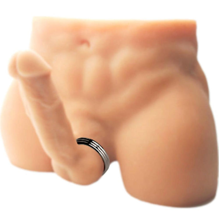 Master Series Echo Stainless Steel Triple Cock Ring 2 Inch