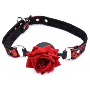 Master Series Full Bloom Silicone Ball Gag With Rose love is love buy sex toys in singapore u4ria loveislove