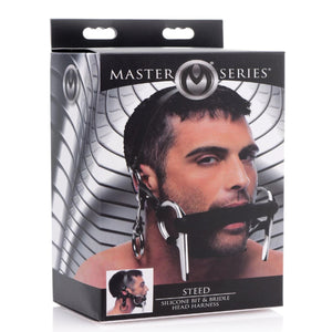 Master Series Steed Silicone Bit and Bridle Head Harness buy in Singapore LoveisLove U4ria