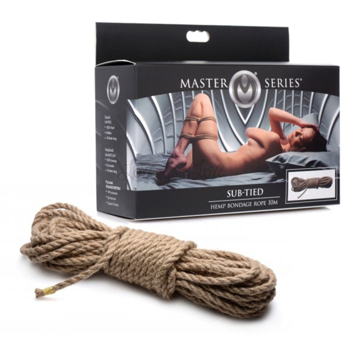 Master Series Sub-Tied Hemp Bondage Rope 10M