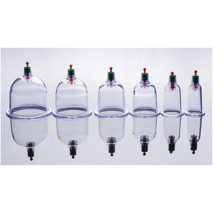 Master Series Sukshen 6 Piece Cupping Set with Acu-Points