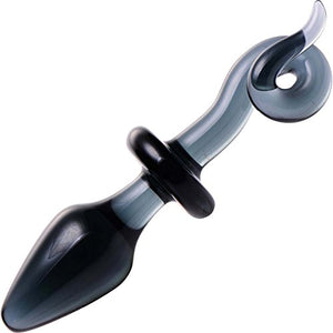 Master Series Swine Pig Tail Glass Anal Plug