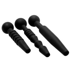 Master Series Dark Rods 3 Piece Silicone Penis Plug Set Buy in Singapore LoveisLove U4ria 